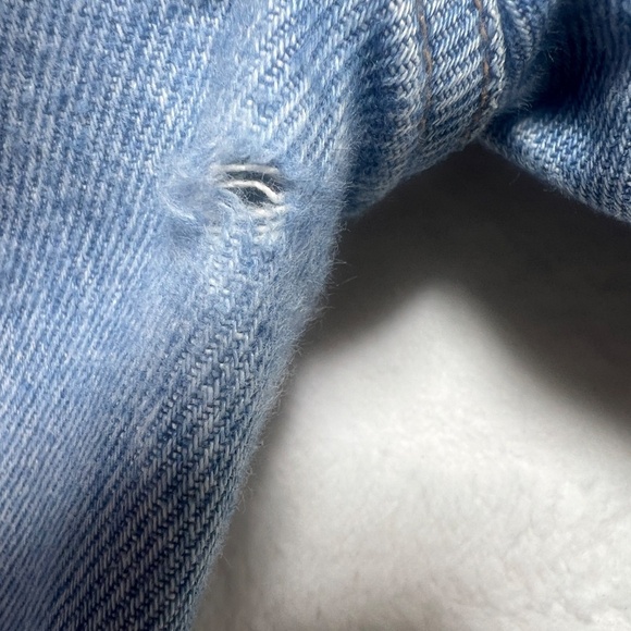 Agolde Blue Straight Leg Jeans Classic Denim - Picture 8 of 8